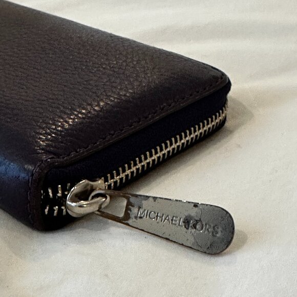Michael Kors Large Leather Zip Wallet – Purple - Picture 3 of 6